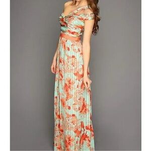 BCBG Maxazria Silk Maxi Dress - Size 4 - EUC